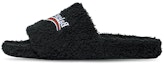 Buy (W) Balenciaga Sandal Bulu Slip-On 'Hitam' 654261W2HS41096