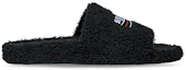 Order (W) Balenciaga Sandal Bulu Slip-On 'Hitam' 654261W2HS41096