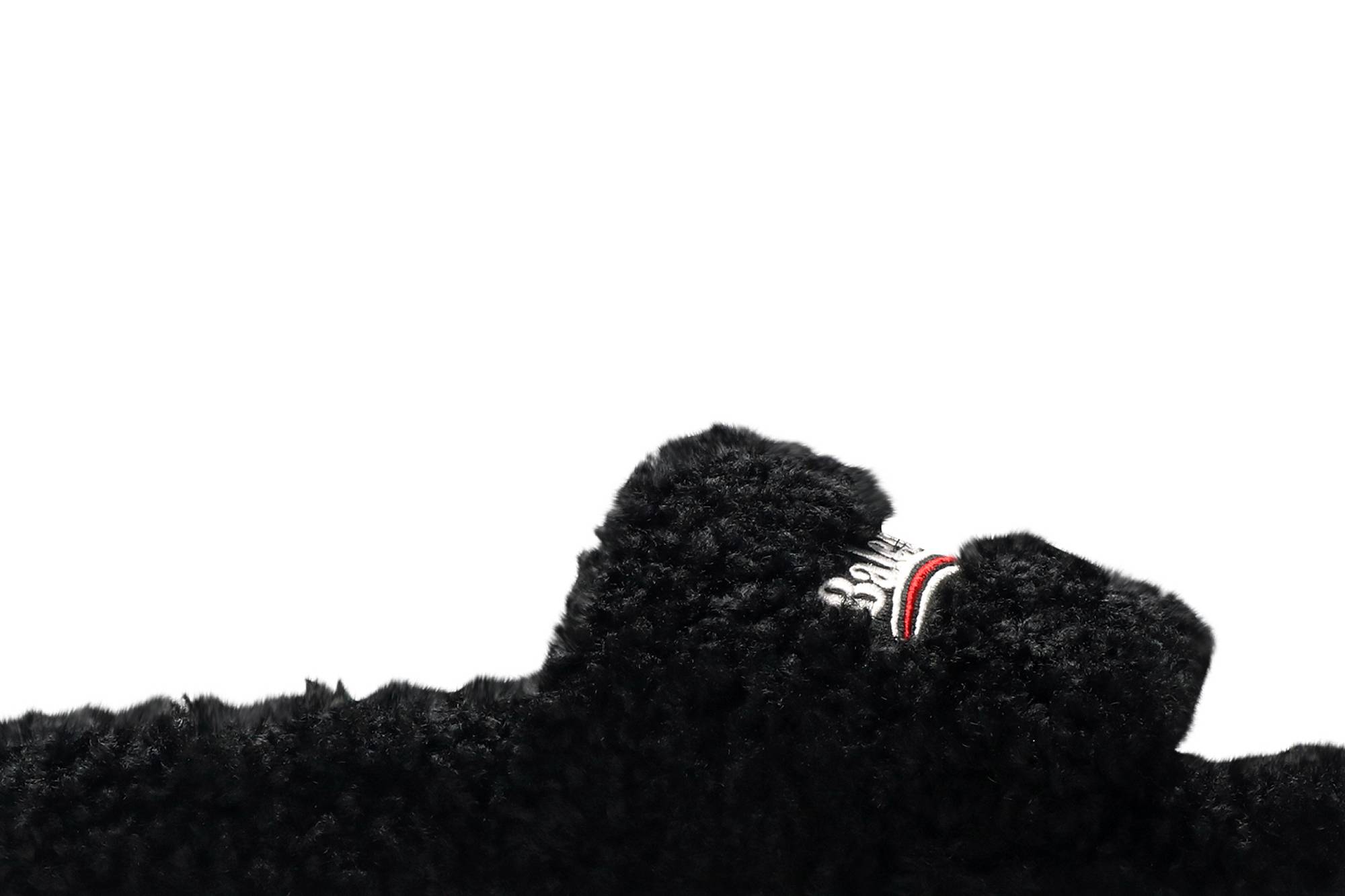 Order 巴黎世家 毛絨拖鞋 女款 黑色