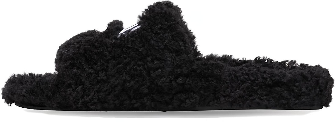 Balenciaga巴黎世家 Furry 羊皮毛一體 潮流舒適套穿 時尚涼拖 女款 黑白 Buy Balenciaga巴黎世家 Furry 羊皮毛一體 潮流舒適套穿 時尚涼拖 女款 黑白
