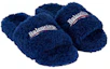 Lookbook (W) Claquettes Balenciaga Furry ''Bleu'' 654261-W2DO1-4096