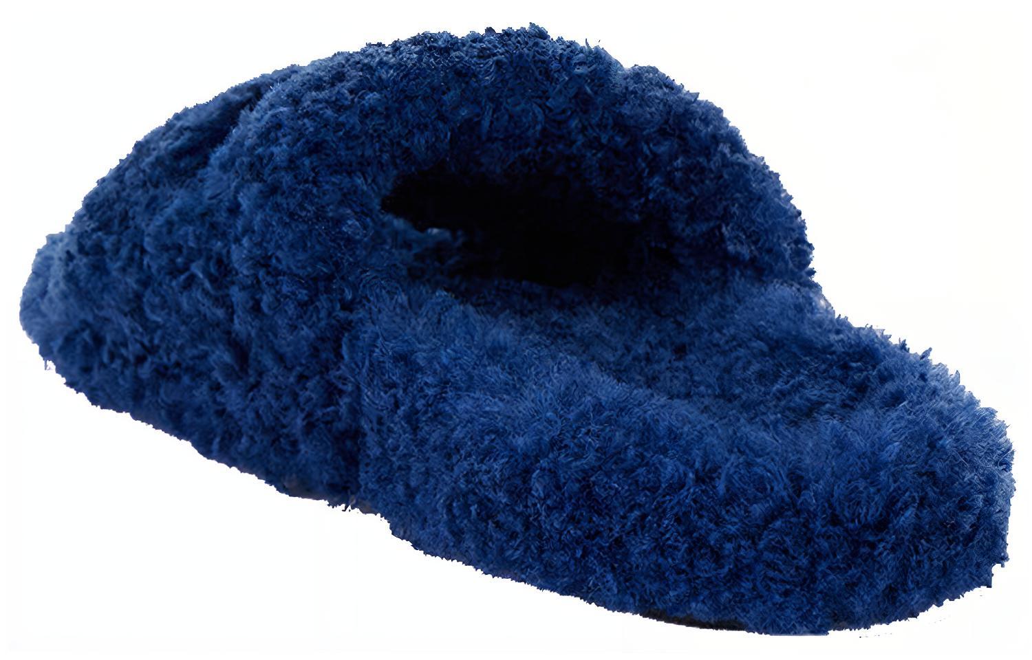 Shop (W) Claquettes Balenciaga Furry ''Bleu'' 654261-W2DO1-4096