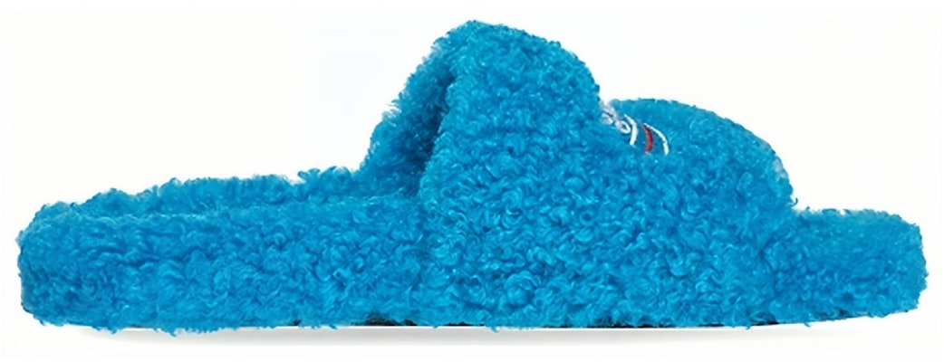 (W) 발렌시아가 퍼리 슬라이드 '시안' (Balenciaga Furry Slides 'Cyan') 654261W2DO14296 Order (W) 발렌시아가 퍼리 슬라이드 '시안' (Balenciaga Furry Slides 'Cyan') 654261W2DO14296