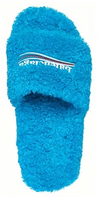 (W) 발렌시아가 퍼리 슬라이드 '시안' (Balenciaga Furry Slides 'Cyan') 654261W2DO14296 Lookbook (W) 발렌시아가 퍼리 슬라이드 '시안' (Balenciaga Furry Slides 'Cyan') 654261W2DO14296