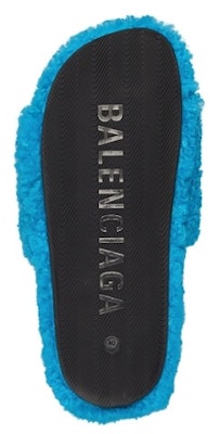 (W) 발렌시아가 퍼리 슬라이드 '시안' (Balenciaga Furry Slides 'Cyan') 654261W2DO14296 Details for (W) 발렌시아가 퍼리 슬라이드 '시안' (Balenciaga Furry Slides 'Cyan') 654261W2DO14296