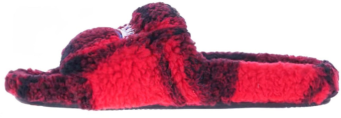 巴黎世家(Balenciaga)毛絨一字拖 女款 黑紅色 Buy 巴黎世家(Balenciaga)毛絨一字拖 女款 黑紅色