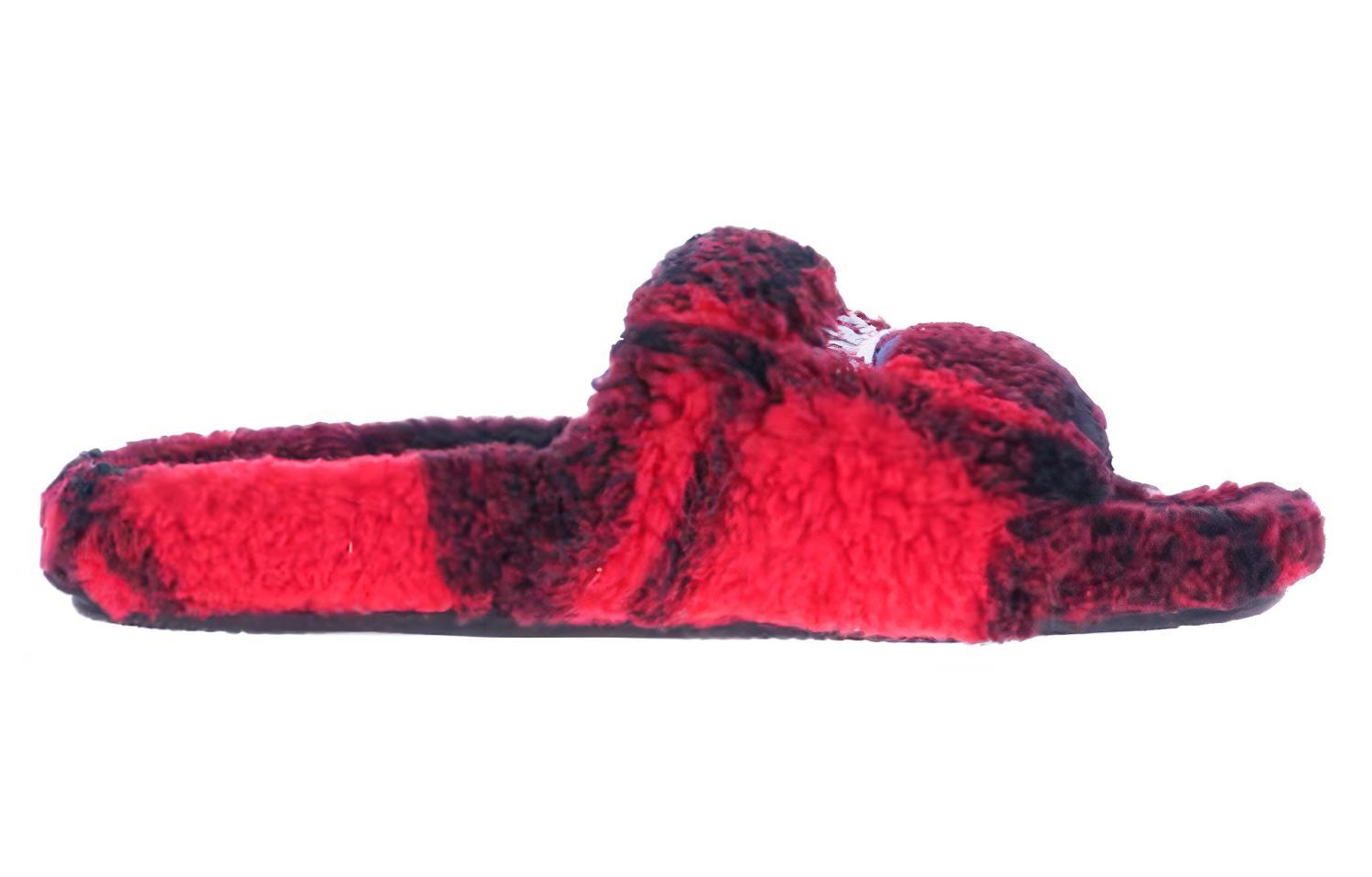 (W) Balenciaga Furry Slides 'Fake Fur Red Black' 圖 2