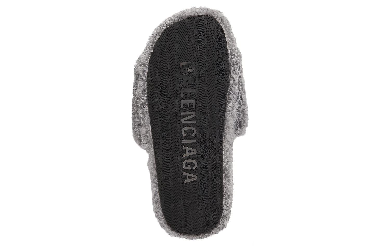 Details for (W) Balenciaga Sandal Bulu 'Abu-Abu' 654261-W2DO1-1596
