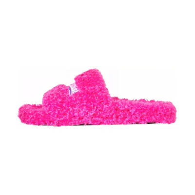 (W) Balenciaga Furry Slides 'Pink'