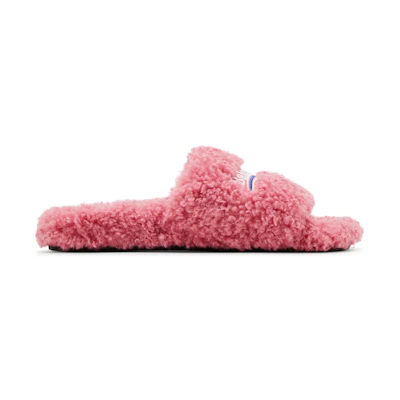(W) Balenciaga Furry Slides 'Sweet Pink'