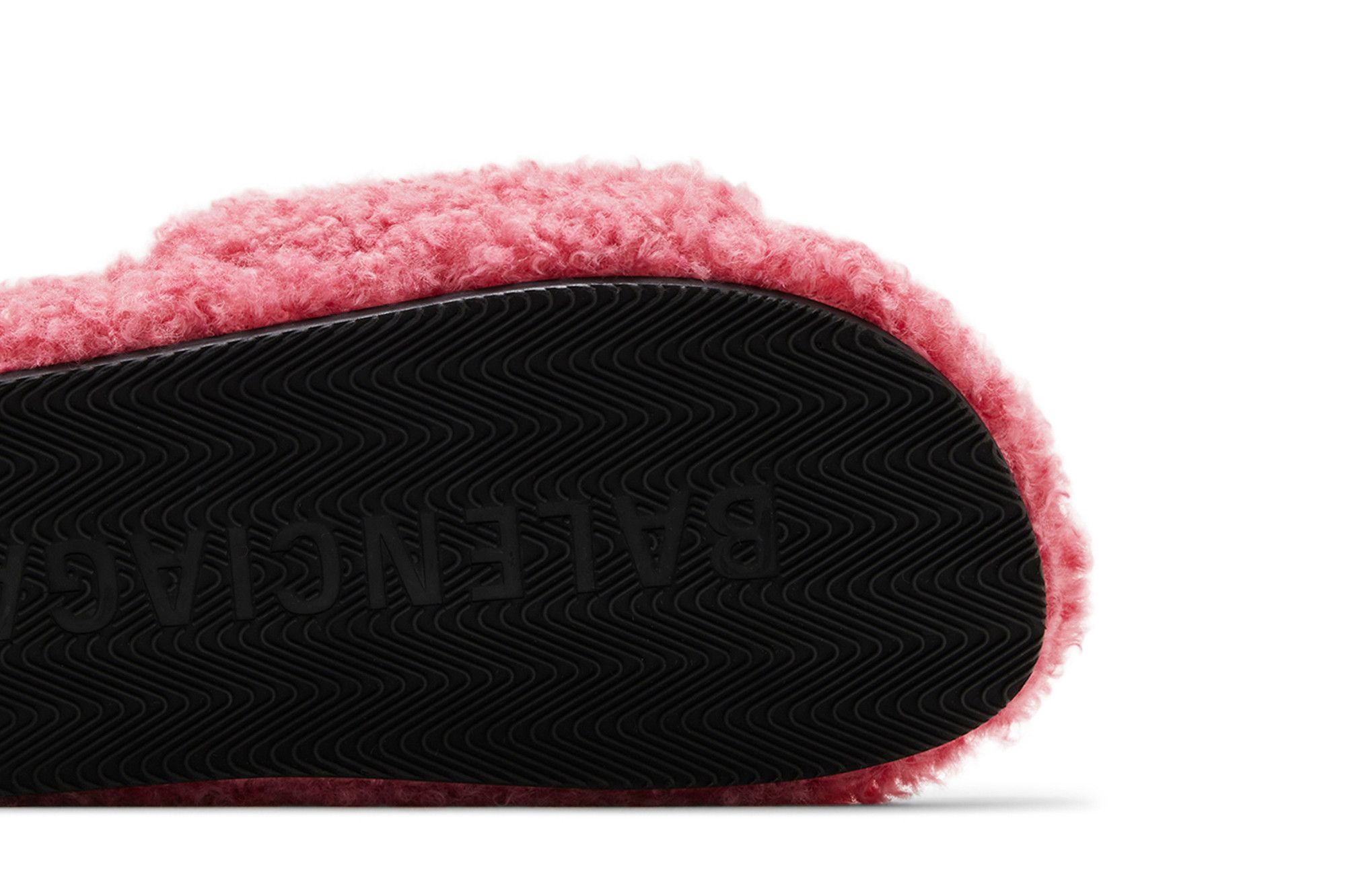 Purchase Balenciaga巴黎世家 毛絨刺繡舒適平底時尚涼鞋 女款 粉色