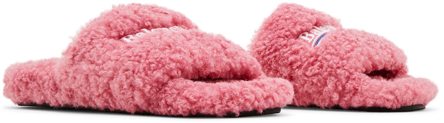 (W) 巴黎世家毛绒拖鞋‘甜美粉’ 654261-W2DO1-5596 Cheap (W) 巴黎世家毛绒拖鞋‘甜美粉’ 654261-W2DO1-5596