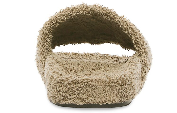 (W) Balenciaga Furry Slip-On Slippers 'Khaki' 圖 4