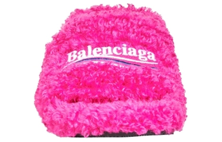 (W) Balenciaga Furry 80mm Sandal Heels 'Pink' 圖 4