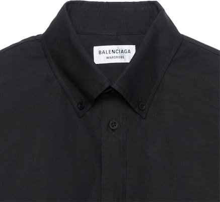 (W) 발렌시아가 FW21 블랙 레터 프린트 오버사이즈 셔츠. 663130TYB181000 Purchase (W) 발렌시아가 FW21 블랙 레터 프린트 오버사이즈 셔츠. 663130TYB181000