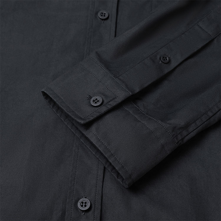 Sizing (W) 발렌시아가 FW21 블랙 레터 프린트 오버사이즈 셔츠. 663130TYB181000