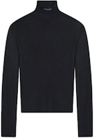 (W) 발렌시아가 FW21 블랙 하이넥 롱슬리브 스웨터. 675344T61931000 Order (W) 발렌시아가 FW21 블랙 하이넥 롱슬리브 스웨터. 675344T61931000