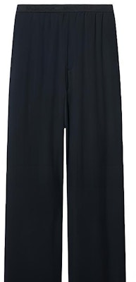 (W) 발렌시아가 FW21 블랙 로고 웨이스트밴드 캐주얼 팬츠. 675482TJO251000 Details for (W) 발렌시아가 FW21 블랙 로고 웨이스트밴드 캐주얼 팬츠. 675482TJO251000