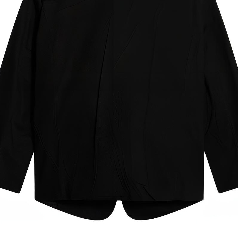 (Women) Balenciaga FW21 Black Single-Button Casual Tuxedo Blazer Jacket. 675430TLP011000 圖 8