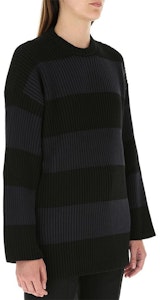 (W) Balenciaga FW21 字母圖案條紋黑灰毛衣. 657525T31984058 Details for (W) Balenciaga FW21 字母圖案條紋黑灰毛衣. 657525T31984058