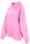 Shop (Women) Balenciaga FW21 Pink Logo Print Oversized Hoodie. 651799TLV545861