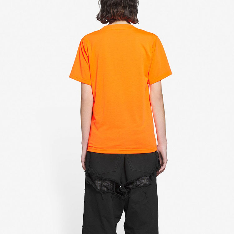 (Women) Balenciaga FW21 Slim Fit Stretch Jersey T-Shirt Orange. 661705TKVH57513 圖 4