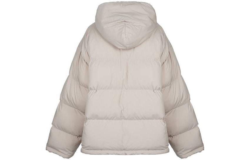 Lookbook (W) Sudadera con capucha beige Balenciaga FW22, casual con cremallera. 720147TNO459937