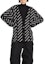 Purchase (Women) Balenciaga FW22 Black Knit Cardigan with Logo Letter Print. 719631T16601070