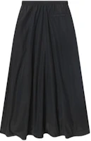 Lookbook (W) Balenciaga FW22 黑色印花彈性腰長裙休閒款式. 704356TKO481000