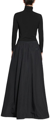 (W) 발렌시아가 FW22 블랙 로고 프린트 롱 스커트 (밴딩 허리). 704356TKO481000 Purchase (W) 발렌시아가 FW22 블랙 로고 프린트 롱 스커트 (밴딩 허리). 704356TKO481000