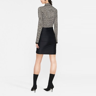 (W) 발렌시아가 FW22 블랙 플리츠 미니 스커트 슬림핏 704360TYK071000 Shop (W) 발렌시아가 FW22 블랙 플리츠 미니 스커트 슬림핏 704360TYK071000