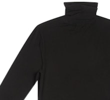 (W) バレンシアガ FW22 ブラック 無地 ハイネック 長袖 Tシャツ 698519TCV131000 Sizing (W) バレンシアガ FW22 ブラック 無地 ハイネック 長袖 Tシャツ 698519TCV131000