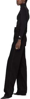 (W) バレンシアガ FW22 ブラック タートルネック スリムフィット ニット プルオーバー セーター。 720084TTK211000 Purchase (W) バレンシアガ FW22 ブラック タートルネック スリムフィット ニット プルオーバー セーター。 720084TTK211000