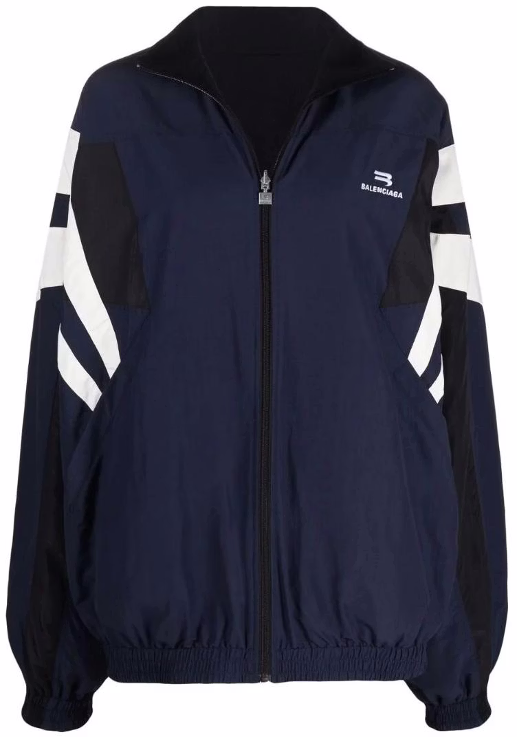 women-balenciaga-fw-22-blue-colorblock-logo-zip-up-jacket-loose-fit-681445-tko-484063