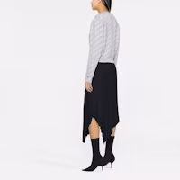 Purchase (W) Balenciaga FW22 灰色字母Logo印花圓領長袖上衣。 704421T32331461