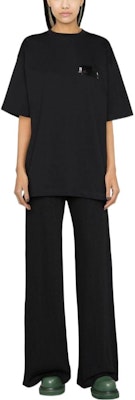 (W) 발렌시아가 FW22 하이웨이스트 니트 와이드 레그 팬츠 블랙 720300TEV031000 Lookbook (W) 발렌시아가 FW22 하이웨이스트 니트 와이드 레그 팬츠 블랙 720300TEV031000