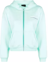 (Women) Balenciaga FW22 Light Green Logo Print Cotton Hoodie Regular Fit. 623451TKVI93461 (Women) Balenciaga FW22 Light Green Logo Print Cotton Hoodie Regular Fit. 623451TKVI93461