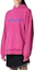 Details for (W) Balenciaga FW22 Hoodie Longgar Logo Sulam Warna Rose Pink 675003TMVB55079