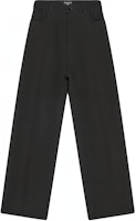 (Women) Balenciaga FW22 Loose Straight-Fit Trousers Black. 704716TIT221000 (Women) Balenciaga FW22 Loose Straight-Fit Trousers Black. 704716TIT221000