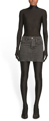 (W) 발렌시아가 FW22 로우라이즈 블랙 데님 미니스커트 681802TMW221044 Shop (W) 발렌시아가 FW22 로우라이즈 블랙 데님 미니스커트 681802TMW221044