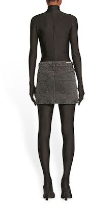 (W) 발렌시아가 FW22 로우라이즈 블랙 데님 미니스커트 681802TMW221044 Purchase (W) 발렌시아가 FW22 로우라이즈 블랙 데님 미니스커트 681802TMW221044