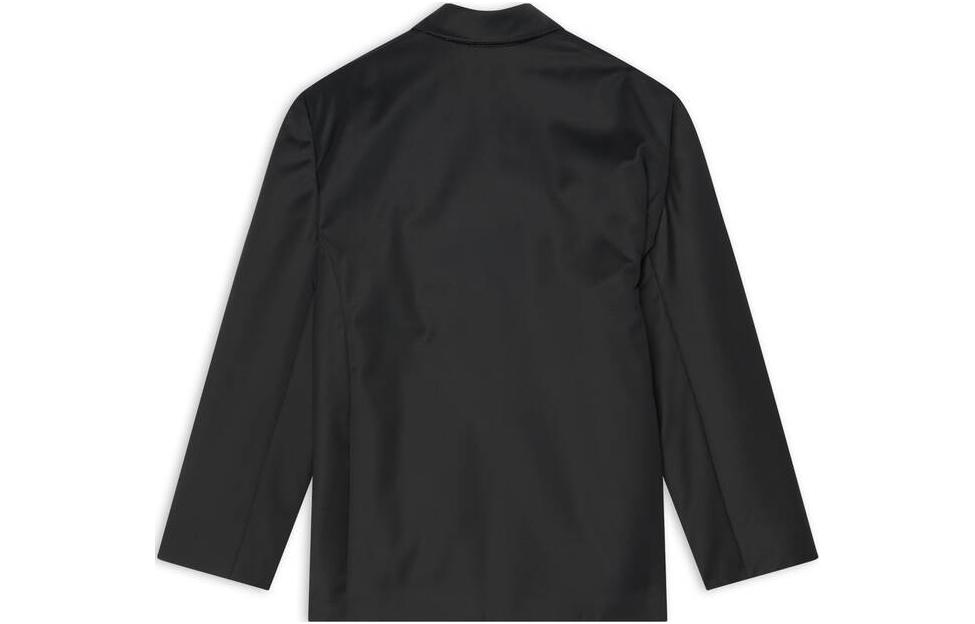 (Women) Balenciaga FW22  Oversized Back-Tied Long Sleeve Jacket Black 704472TJT351000 圖 2