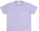 Details for (Women) Balenciaga FW22 Purple Letter Print Crewneck T-Shirt. 612964TKVJ13072