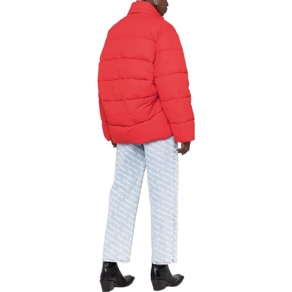 (Women) Balenciaga FW22  Red Solid Color Zip-Up Jacket Regular Fit. 675212TGO116010 圖 4