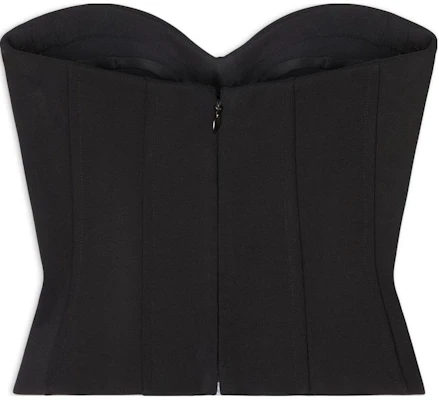 (W) Balenciaga FW22 修身黑色無肩帶休閒束胸上衣 725065TNV031000 Lookbook (W) Balenciaga FW22 修身黑色無肩帶休閒束胸上衣 725065TNV031000