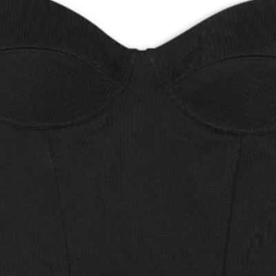 (W) Balenciaga FW22 修身黑色無肩帶休閒束胸上衣 725065TNV031000 Sizing (W) Balenciaga FW22 修身黑色無肩帶休閒束胸上衣 725065TNV031000