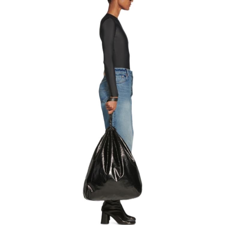 Sizing (W) 발렌시아가 FW22 워시드 와이드 핏 청바지 라이트 블루 릴랙스드 핏. 719377TNW014268