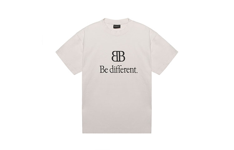Order (Women) Balenciaga FW22  White Logo Print Crewneck Oversized T-Shirt. 612965TNVU99784