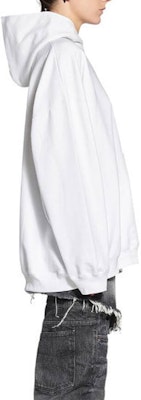 (W) Balenciaga FW22 Baju Lengan Panjang Putih Logo Cetak. 620947TMVK19040 Purchase (W) Balenciaga FW22 Baju Lengan Panjang Putih Logo Cetak. 620947TMVK19040