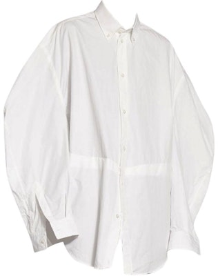(Women) Balenciaga FW22 White Oversized Button-Up Long Sleeve Shirt. 704461TYB189000 Buy (Women) Balenciaga FW22 White Oversized Button-Up Long Sleeve Shirt. 704461TYB189000